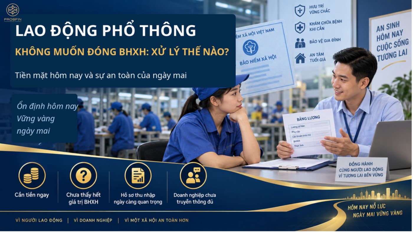Lao động phổ thông không muốn đóng BHXH