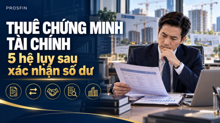 Thuê chứng minh tài chính: đối chiếu xác nhận số dư với nguồn vốn thực hiện dự án